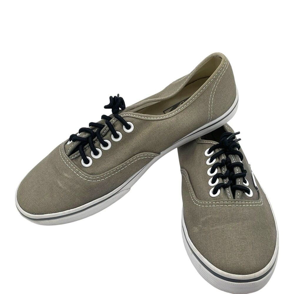 Vans Authentic Olive Green Canvas Shoes Men’s 5.5 Women’s 7 - Picture 6 of 7